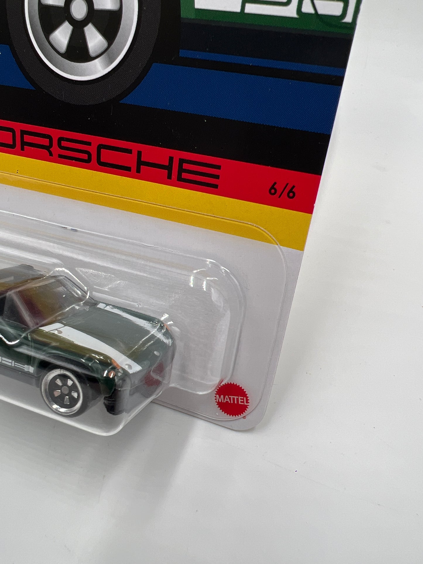 Hot Wheels Walmart Exclusive CHASE Porsche Series #6 Porsche 914-6 Green W/Protector