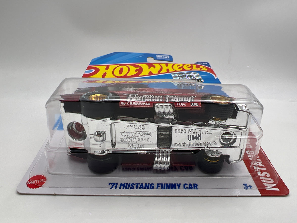 2025 Hot Wheels Factory Sealed Super Treasure Hunt & Mainline #175 71 Mustang Funny Car Red W/Protector