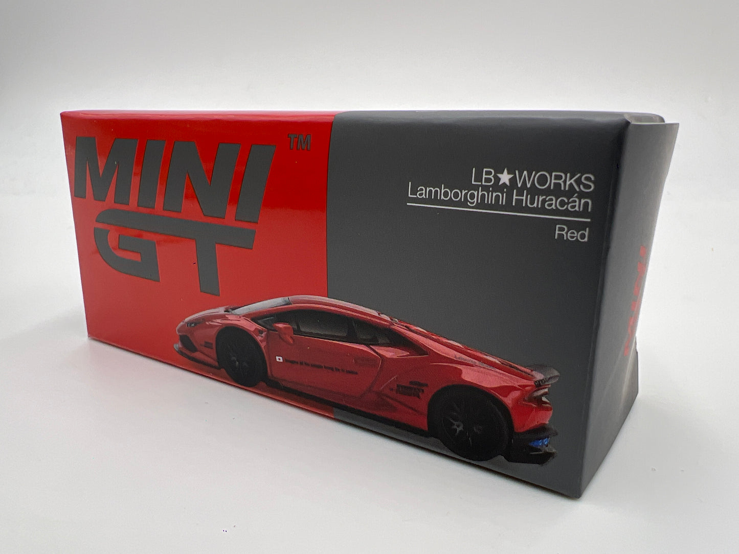 Mini GT Mijo Exclusives #375 LB Works Lamborghini Huracan Red