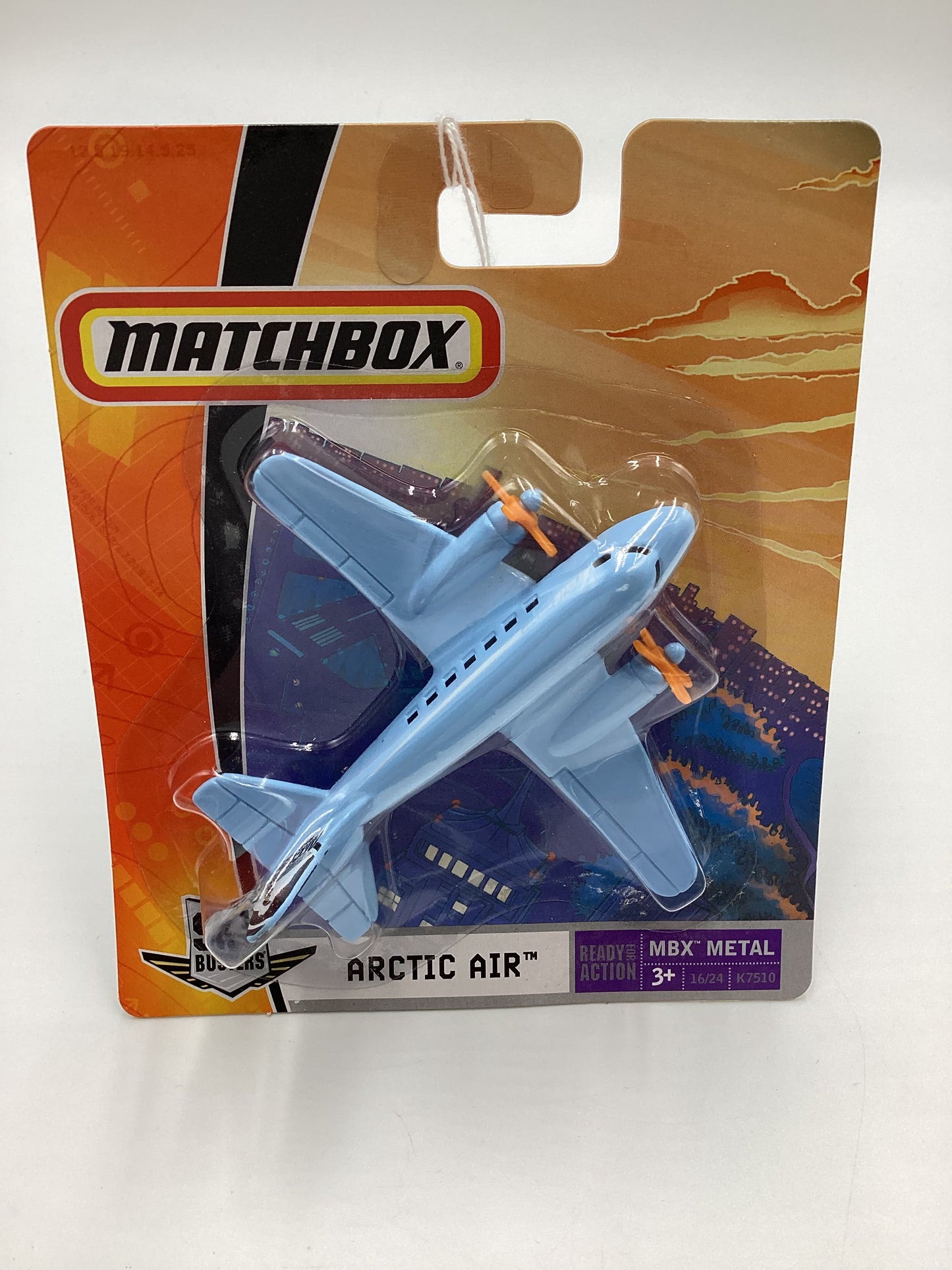 2007 Matchbox Skybusters K7510 Artic Air Light Blue 113D