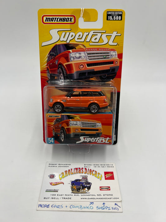 Matchbox Superfast #54 Range Rover Sport Orange