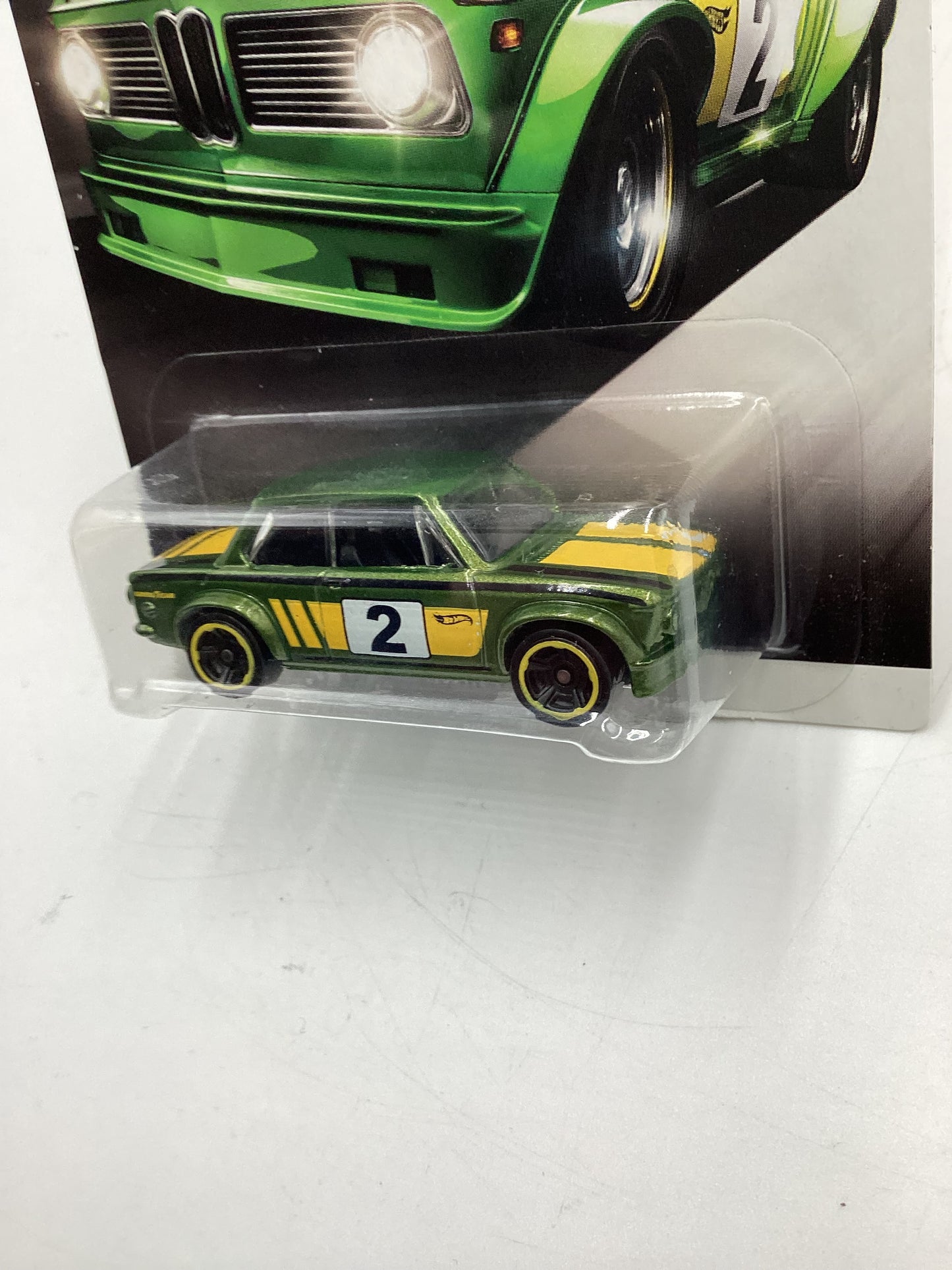 Hot Wheels BMW Series #4 BMW 2002 Green Walmart Exclusive 152D