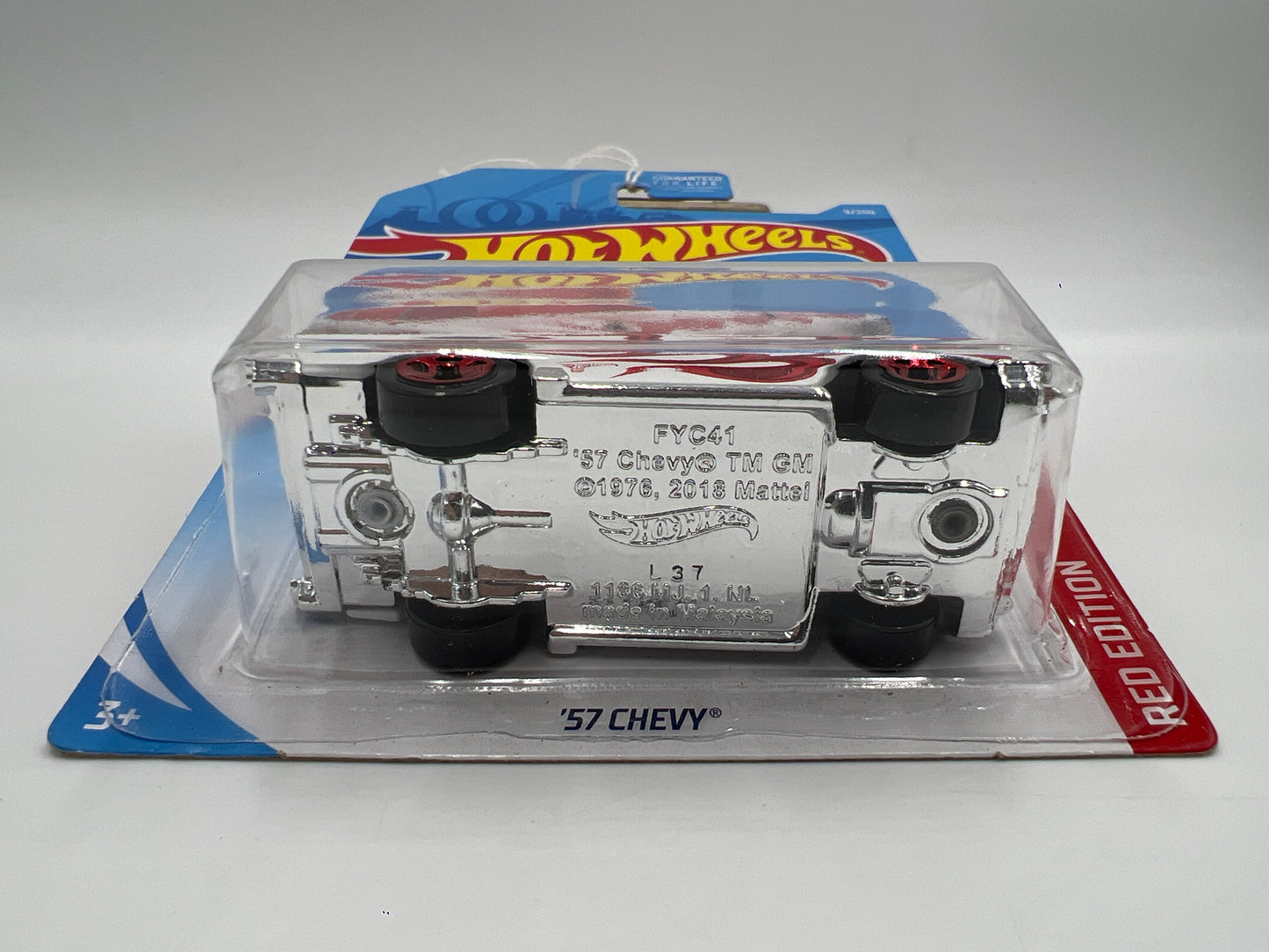 2019 Hot Wheels Target Exclusive Red Edition #9 57 Chevy White 148E