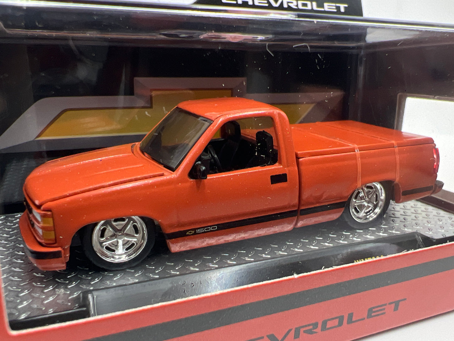 2026 M2 Machines WMTS22 Walmart Exclusive OBS 1993 Chevrolet C1500 Orange