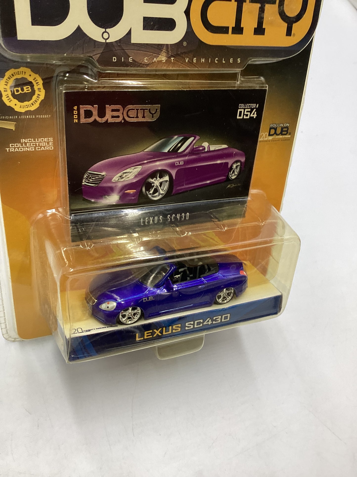 Jada Toys Dub City #054 Lexus SC430 Blue 221B