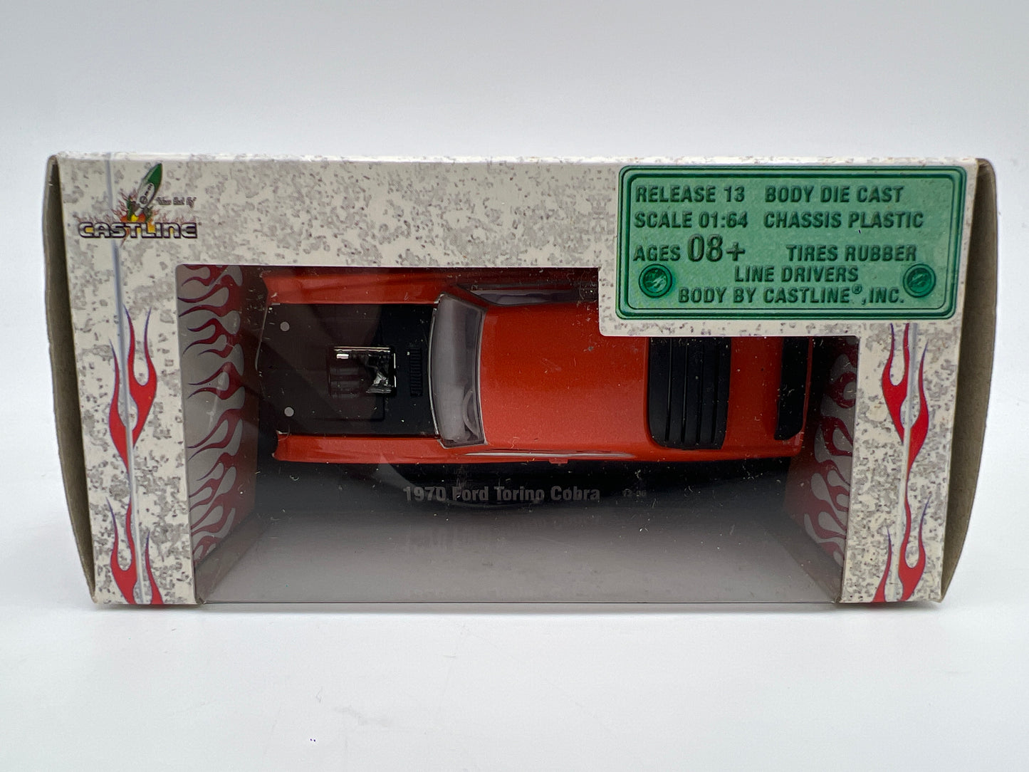 M2 Machines 12-06 Auto Drivers 1970 Ford Torino Cobra Orange