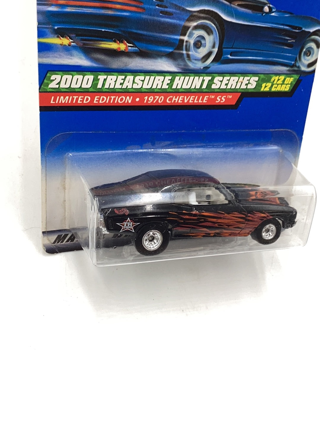 2000 Hot Wheels Treasure Hunt #60 1970 Chevelle SS real riders EE3