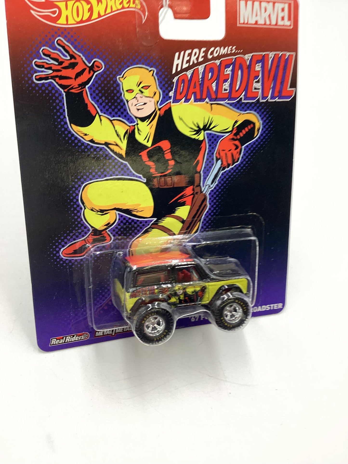 Hot wheels Pop Culture Marvel Daredevil 67 Ford Bronco Roadster