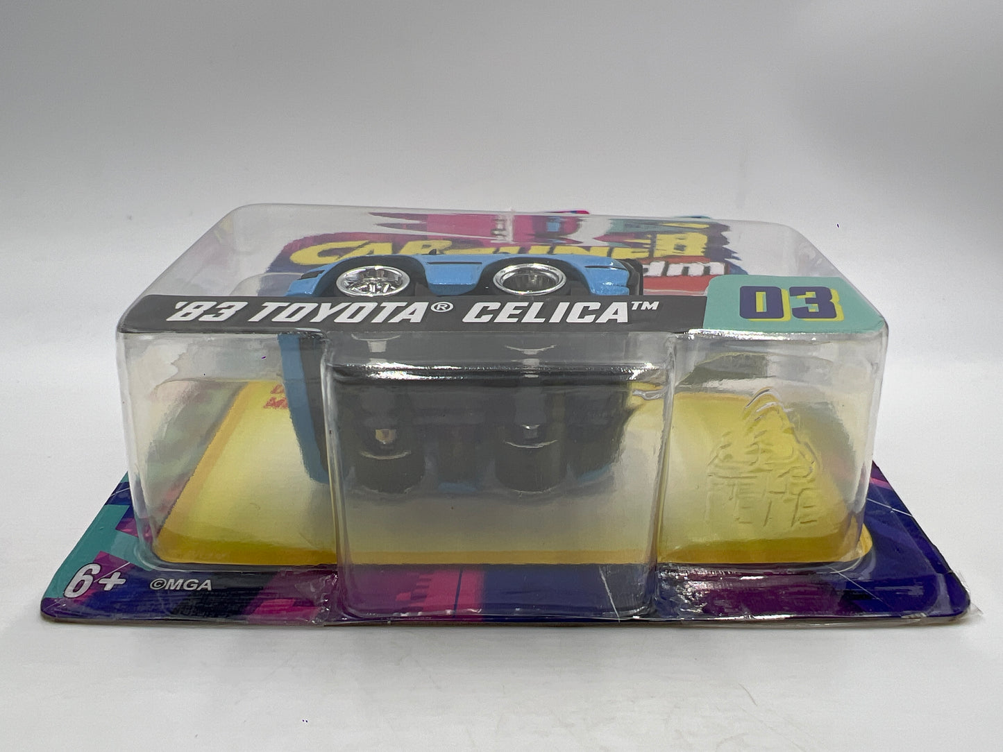 2025 MGA Car Tuned JDM Series 2 #3 83 Toyota Celica Blue 178L