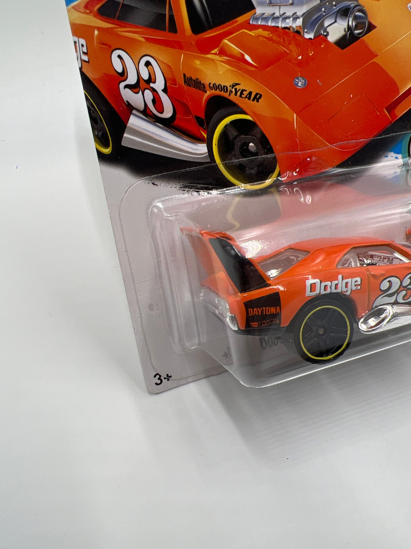 2017 Hot Wheels Tooned #6 Dodge Charger Daytona Orange 42C