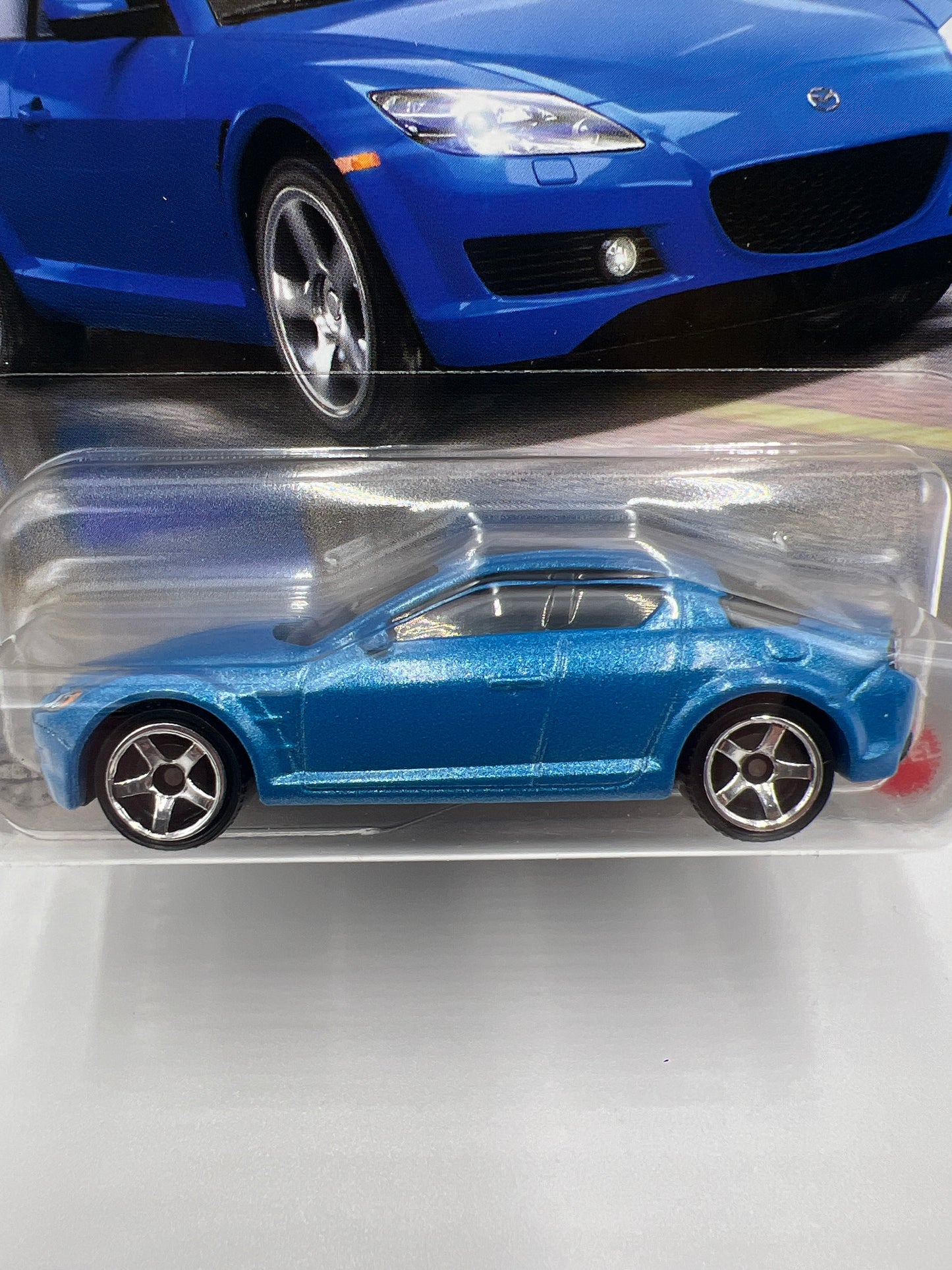 2025 Matchbox #10 2004 Mazda RX-8 Blue 215E