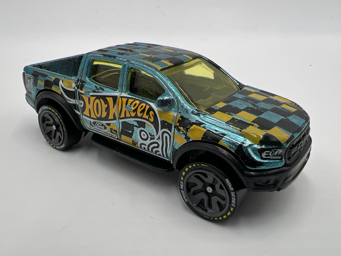 Hot Wheels iD Speed Rigs Series 2 #3 19 Ford Ranger Raptor Blue Opened