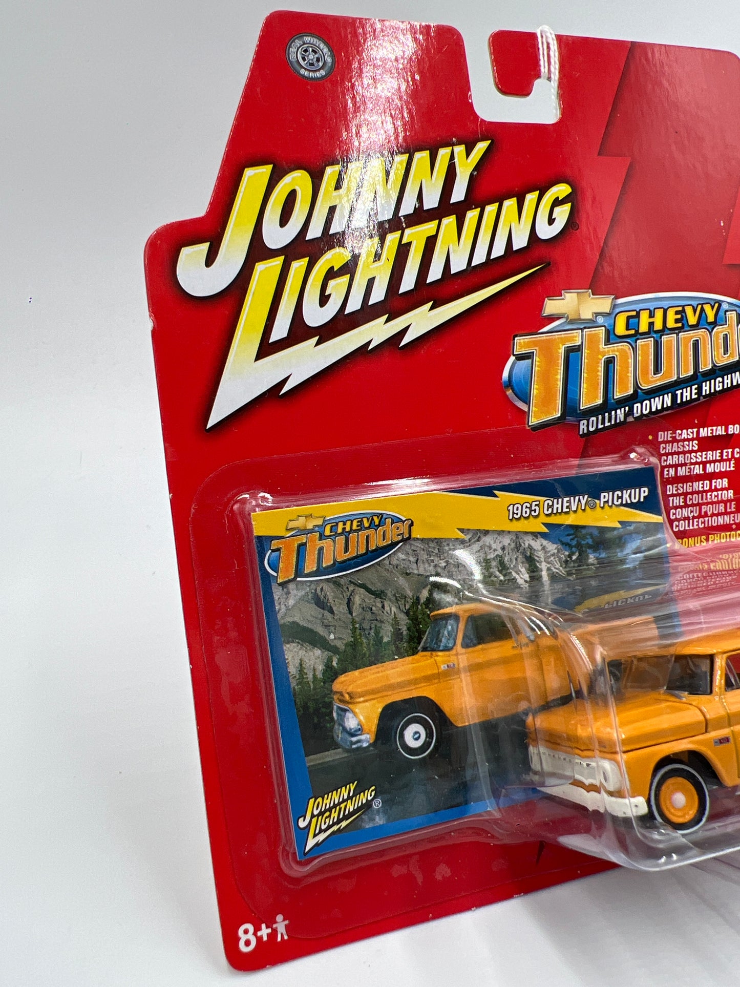 Johnny Lightning Chevy Thunder #11 1965 Chevy Pickup Orange 220G