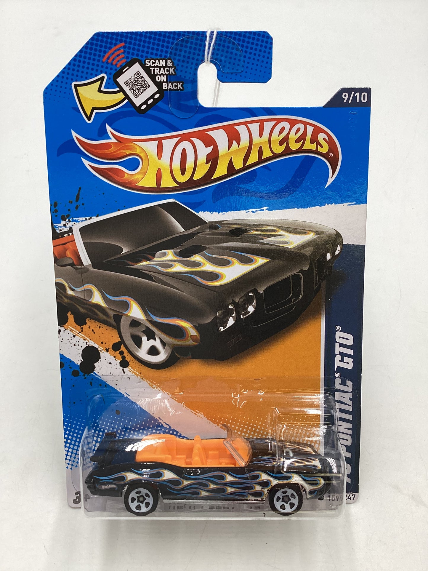 2012 HW Heat Fleet #159 70 Pontiac GTO Black 59G