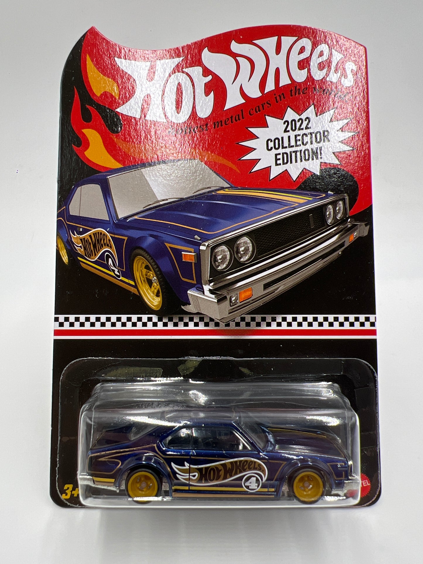 2022 Hot Wheels Kroger Mail In #4 Nissan Skyline C210 Blue W/Protector