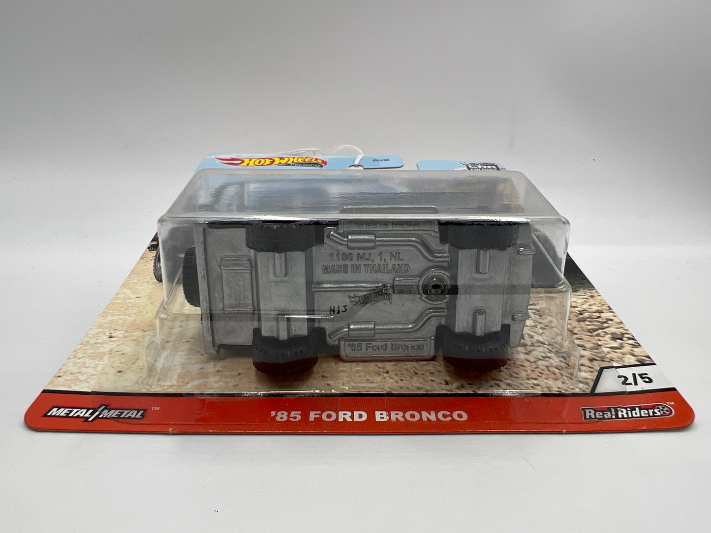 Hot Wheels Premium Wild Terrain #2 85 Ford Bronco Black/White Highway Patrol 253A
