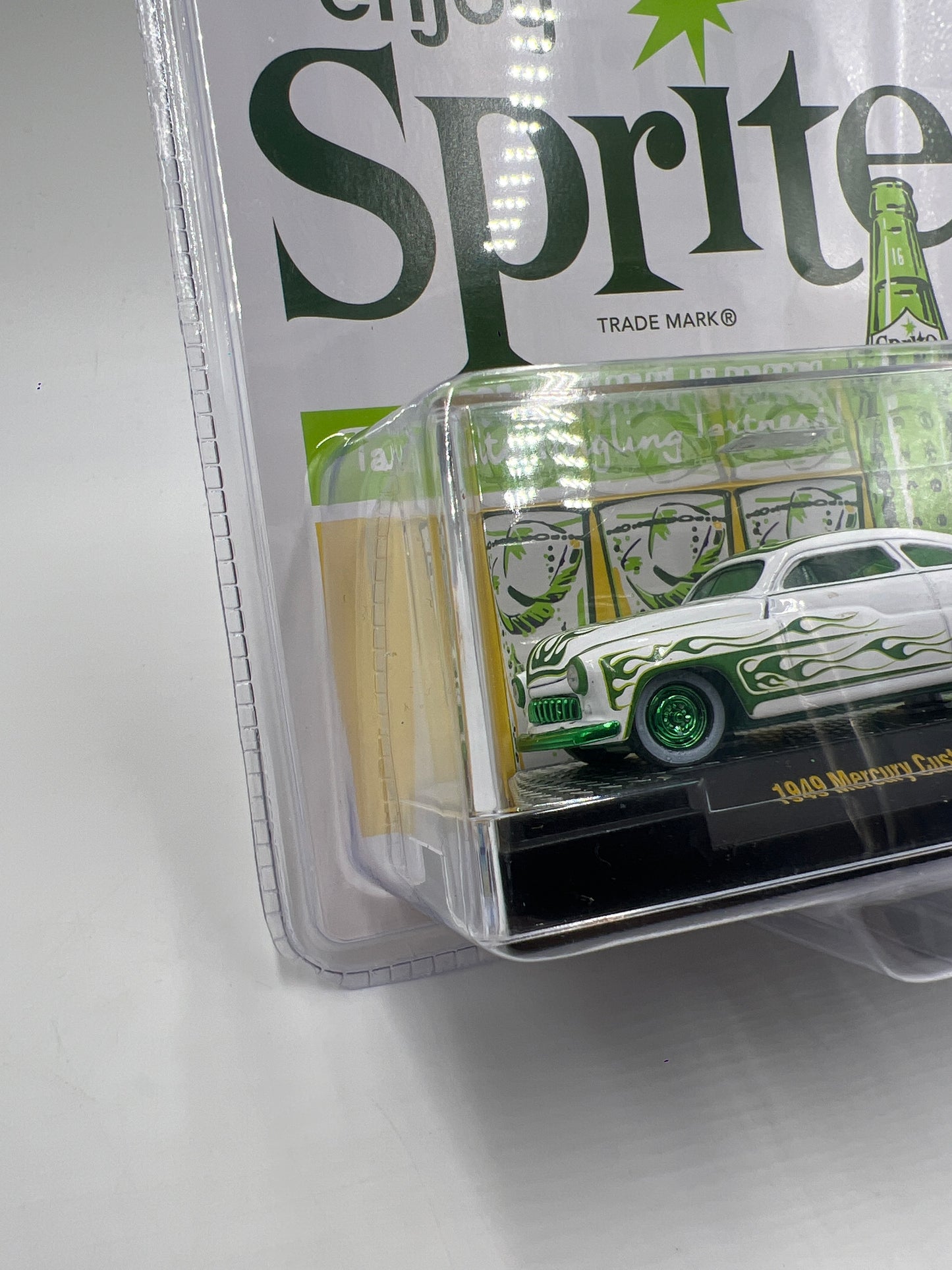 2025 M2 Machines Coca Cola CHASE Sprite 1949 Mercury Custom White A54