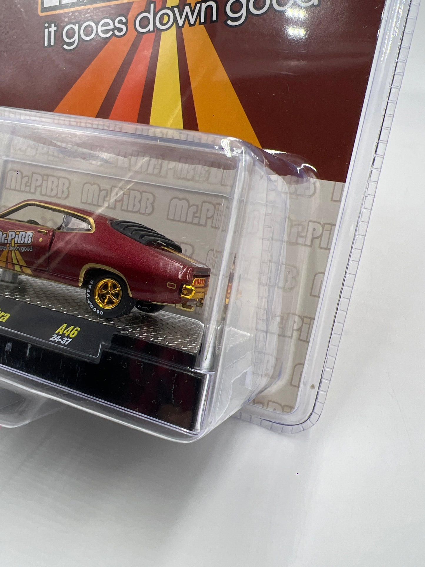 2024 M2 Machines Coca Cola Mr. Pibb 1970 Ford Torino Cobra Brown CHASE A46