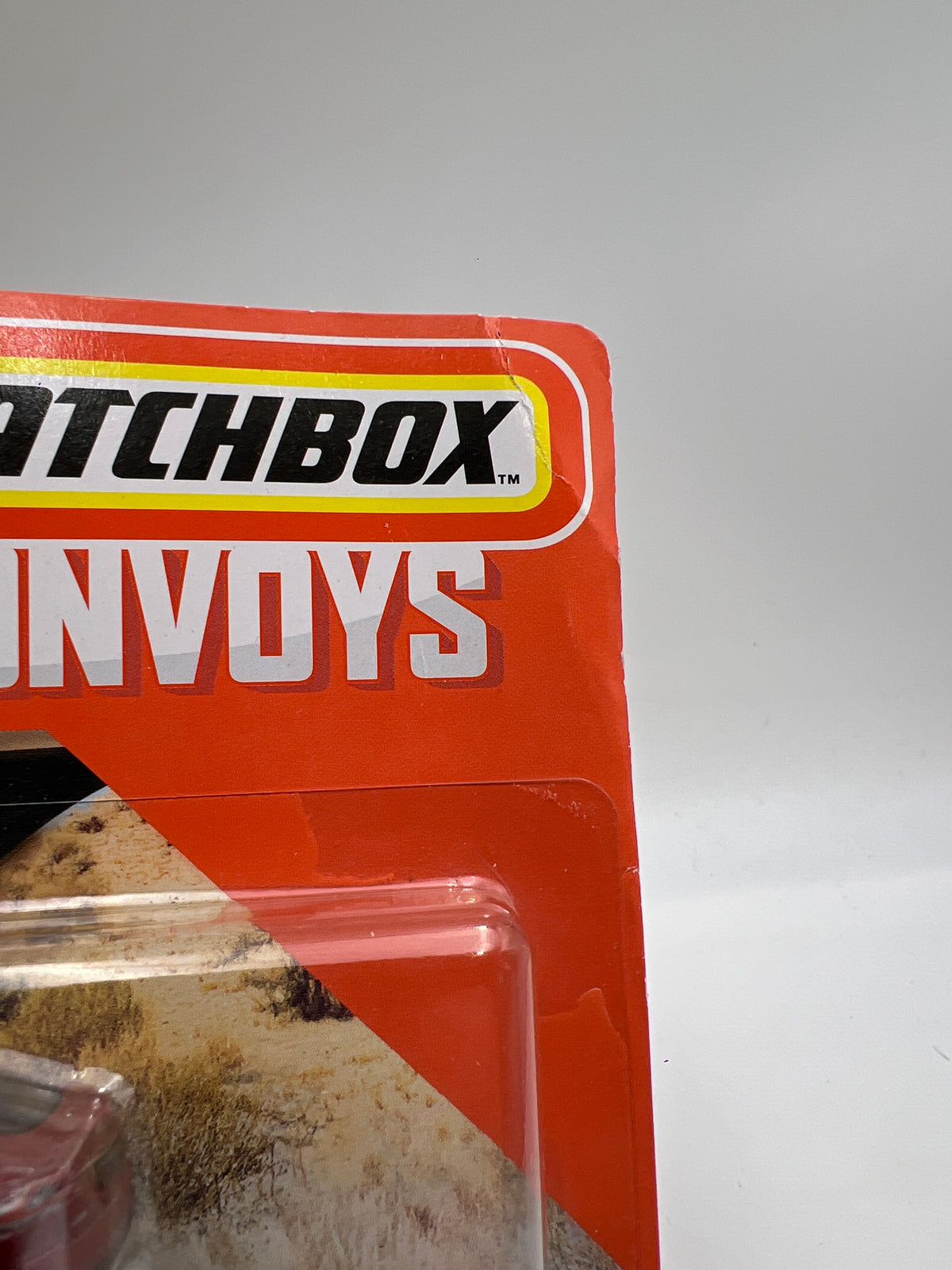 Matchbox Convoys #2 Tesla Semi/Box Trailer & Tesla Model S Red Card Not Perfect