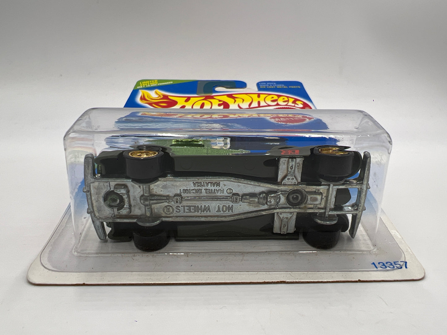 1995 Hot Wheels Treasure Hunt Series #9 Classic Caddy Green W/Protector