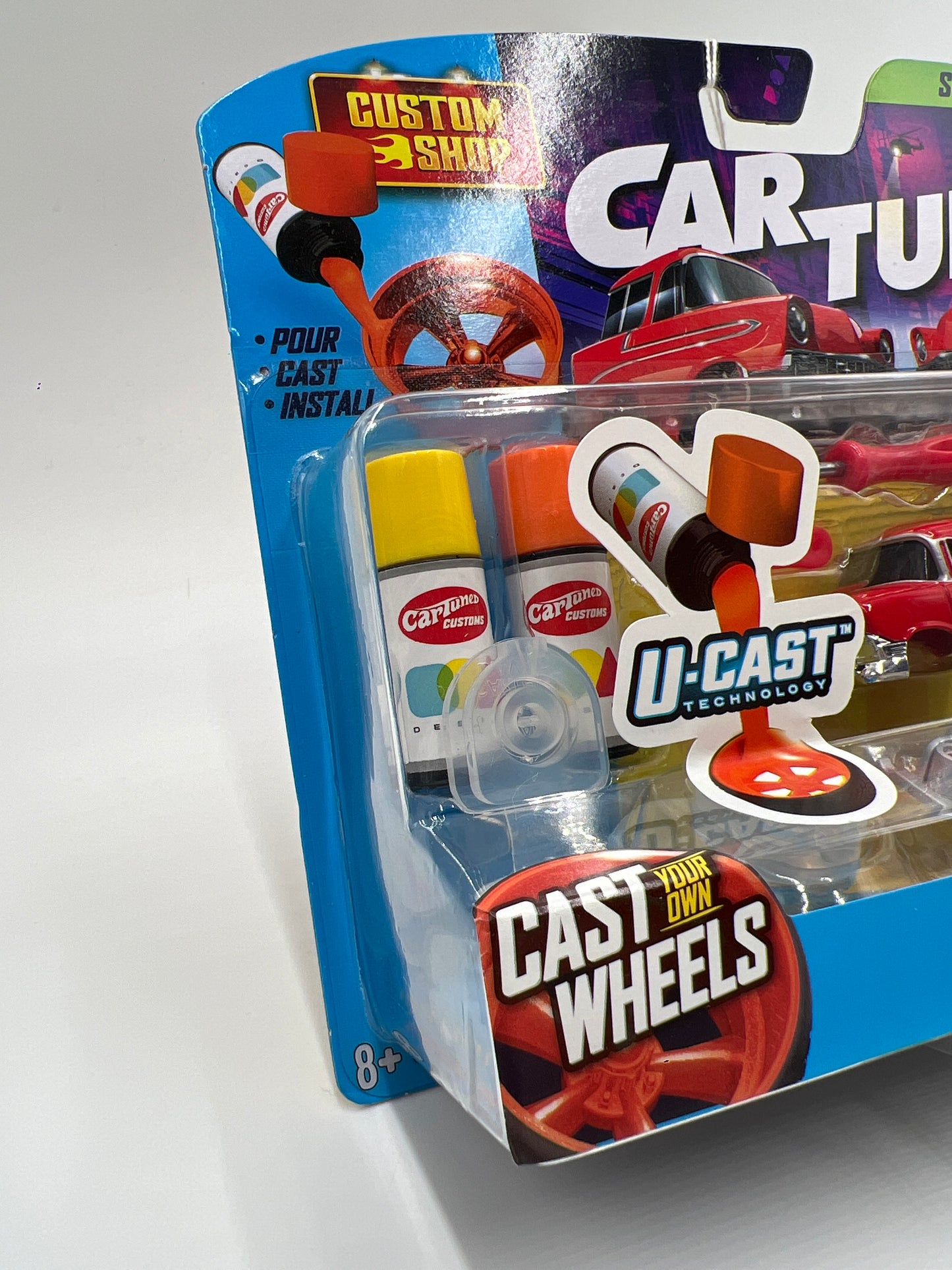 2025 Car Tuned Series 1 Custom Shop Castworks 56 Chevy Nomad Red 181i