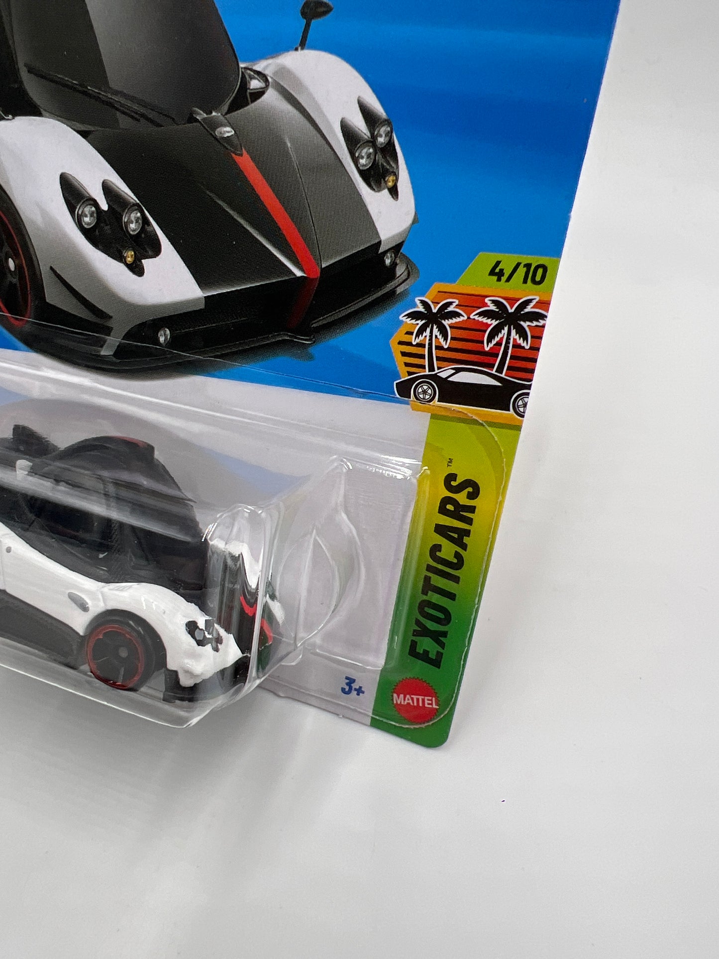 2026 Hot Wheels B Case Exoticars #26 Pagani Zonda Cinque White Tooned 95i