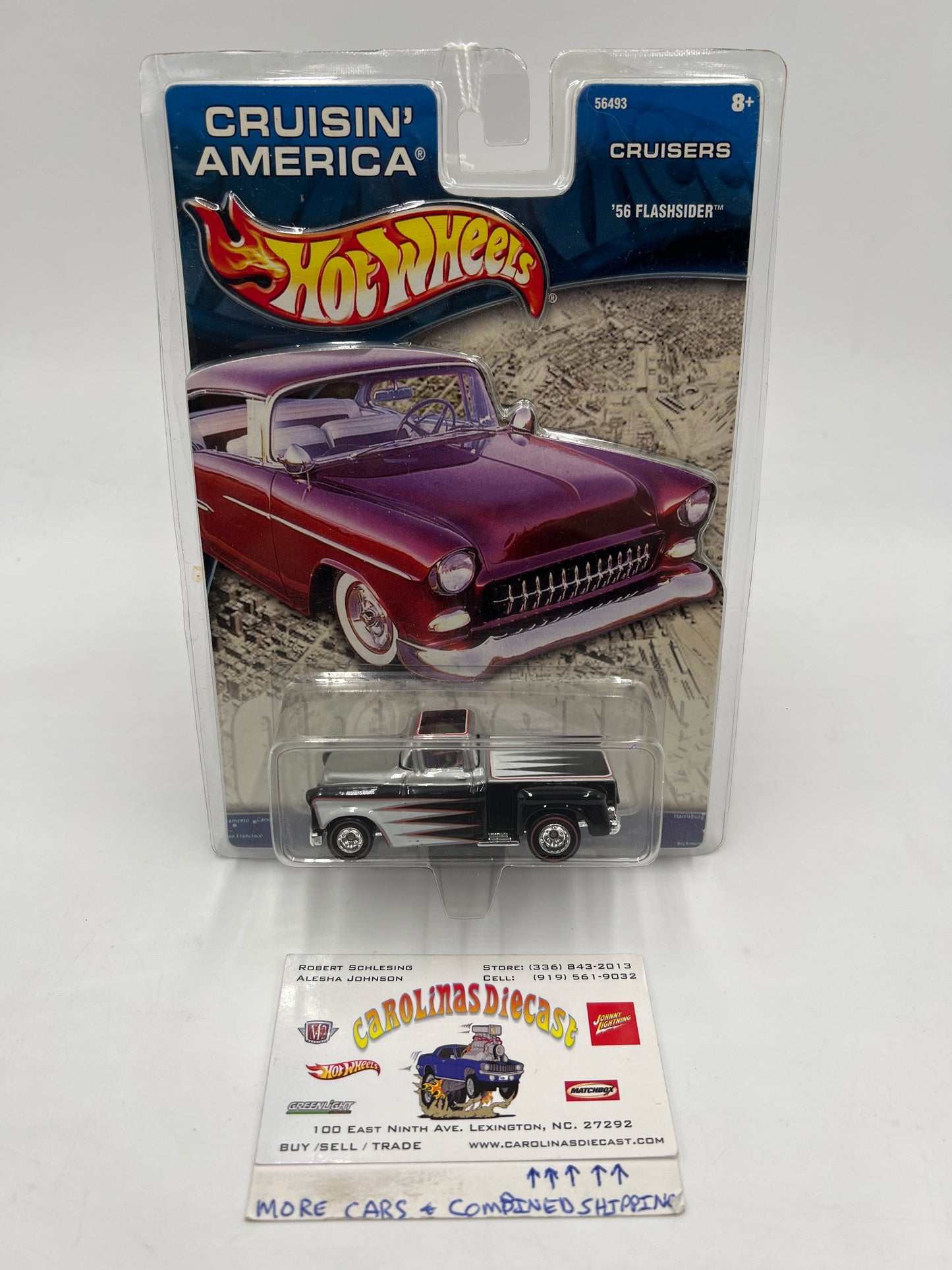 Hot Wheels Cruisin America Cruisers 56 Flashsider Black SR