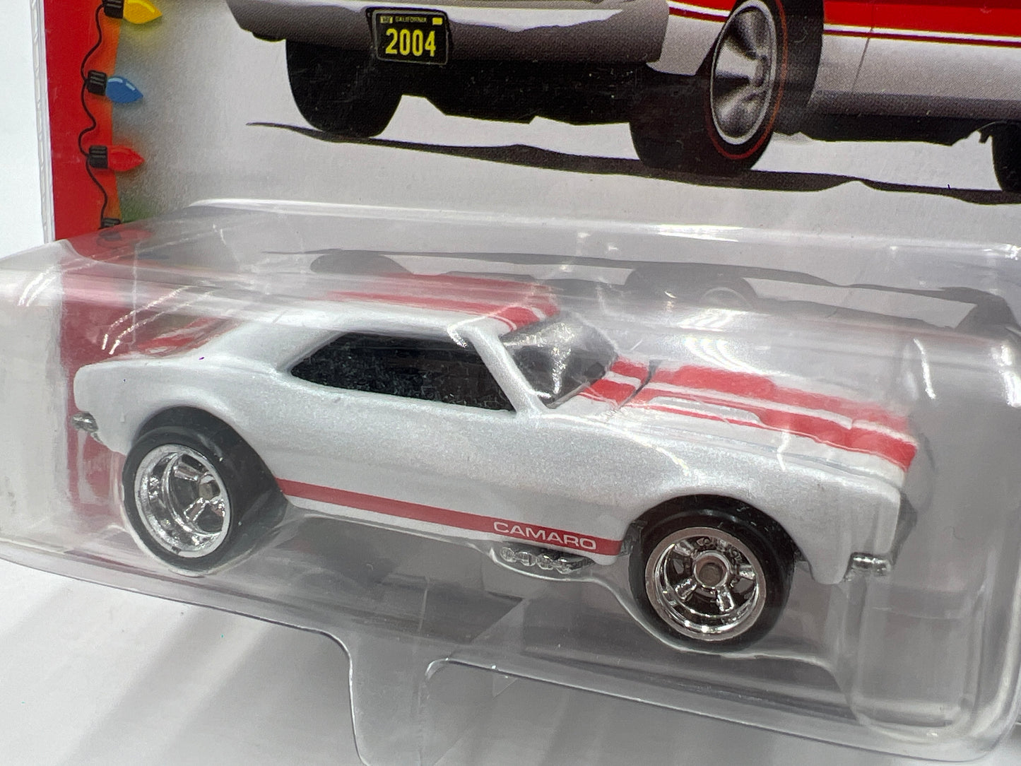 2004 Hot Wheels Larry Wood Holiday Rods #1 67 Camaro White