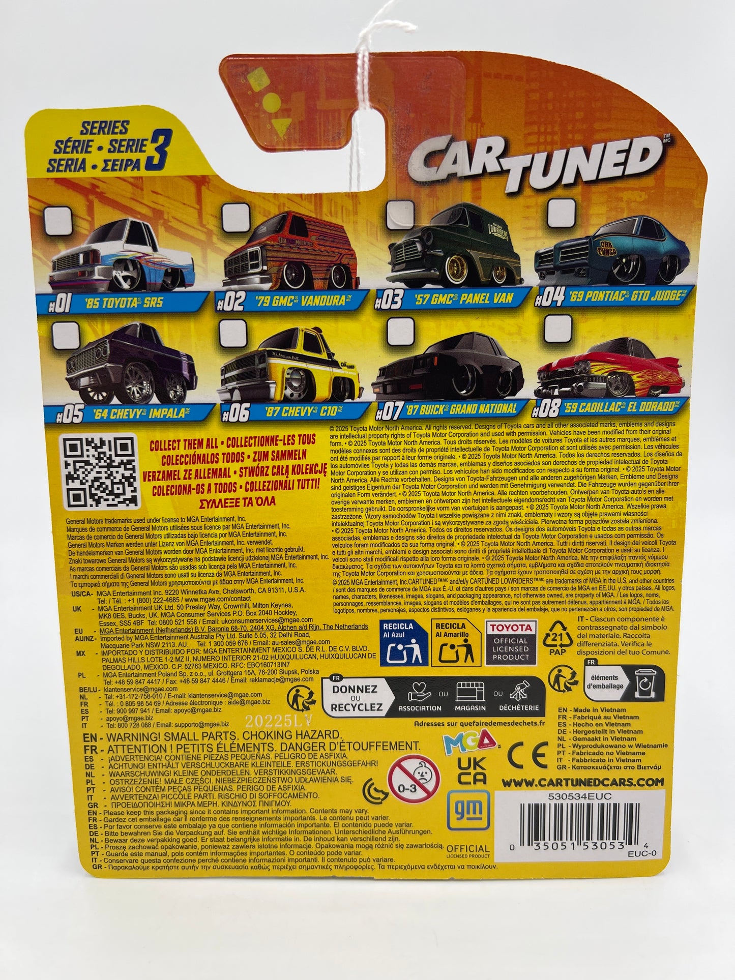 2025 MGA Car Tuned Series 3 #7 87 Buick Grand National Black 179G