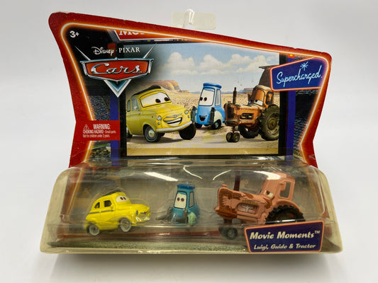 Disney Pixar Cars Supercharged 2 Pack Movie Moments Luigi/Guido & Tractor 142B