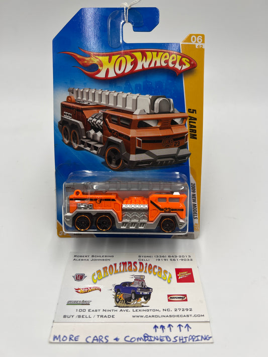 2009 Hot Wheels New Models #6 5 Alarm Orange 116D