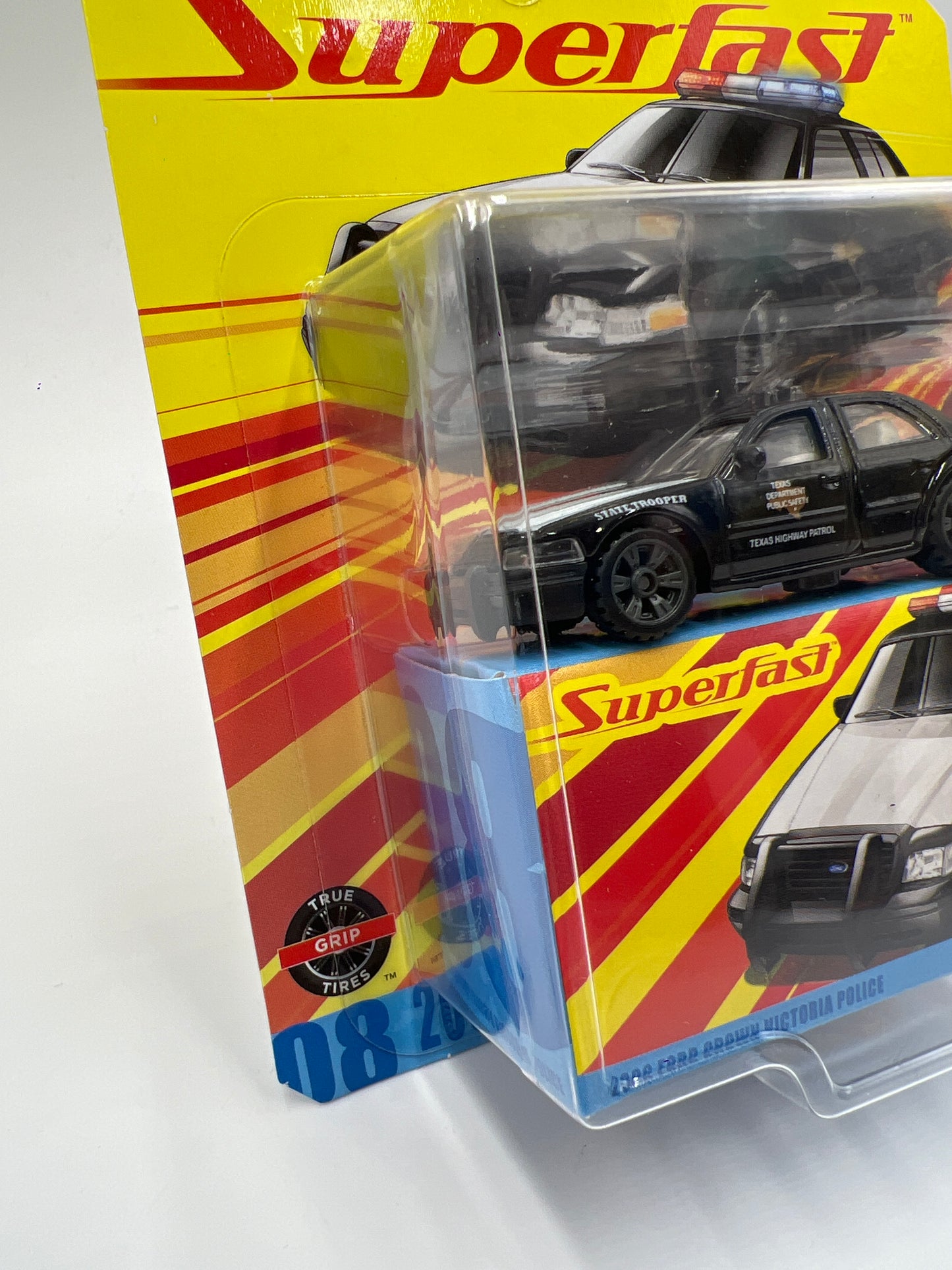 Matchbox Superfast #8 2006 Ford Crown Victoria Police Black 171H