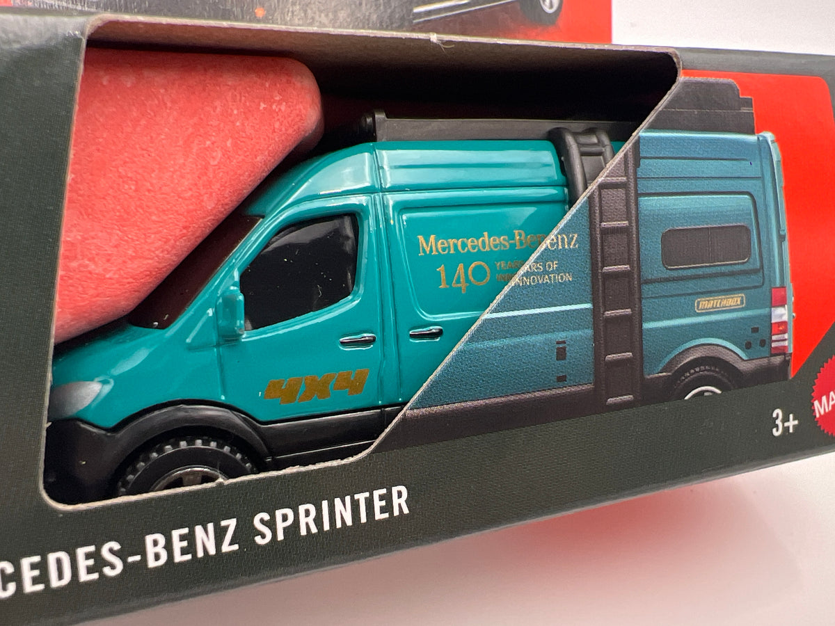 2026 Matchbox Moving Parts #47 Mercedes-Benz Sprinter Blue