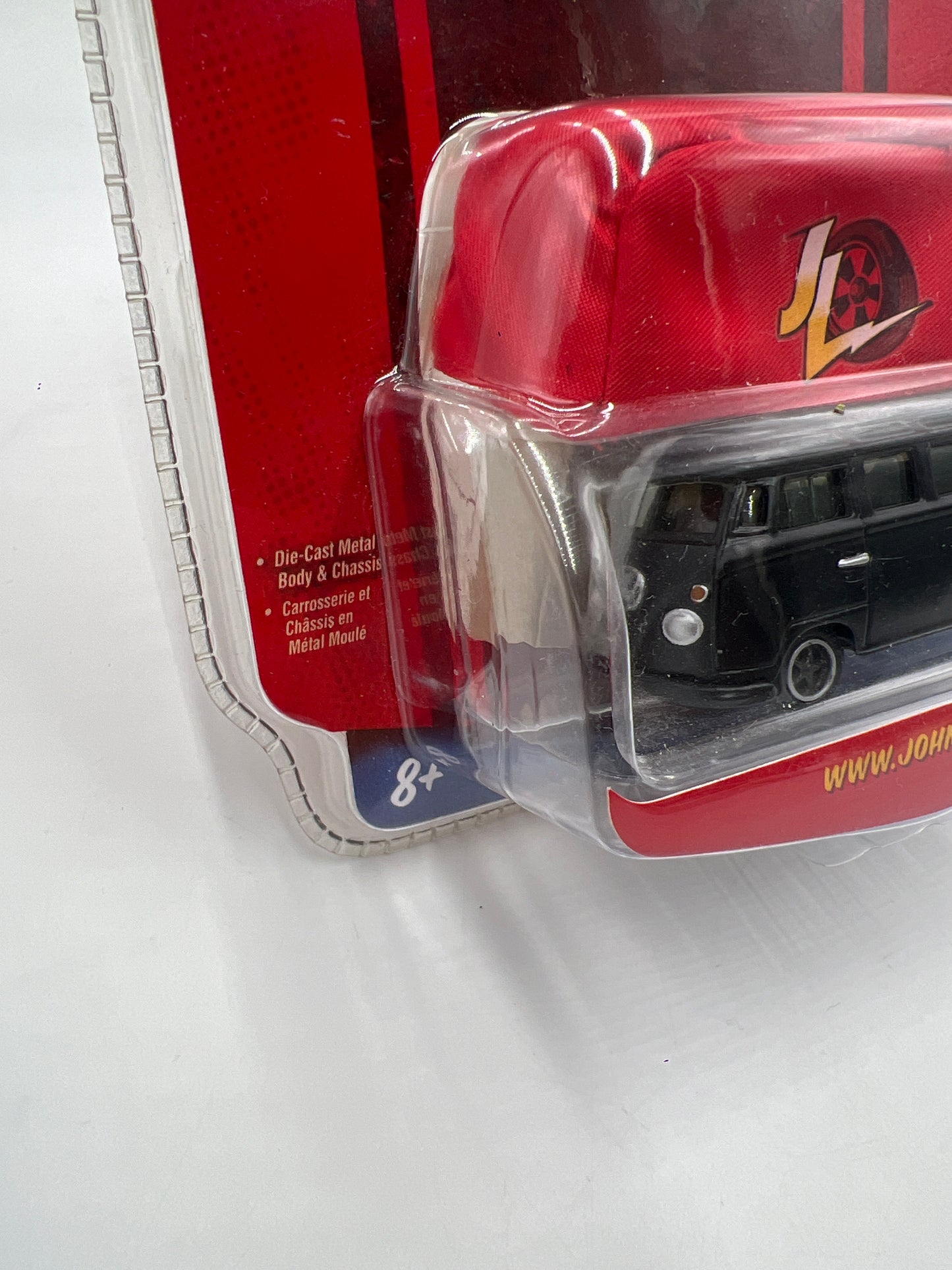 Johnny Lightning Volkswagen 1966 Samba Bus Matte Black 221F