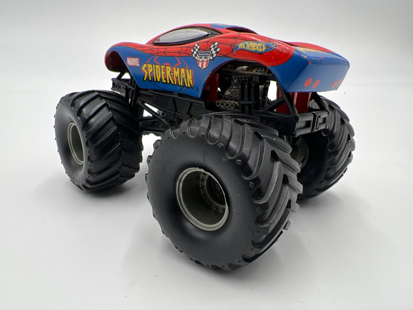 Hot Wheels 1:64 Monster Jam Small Wheel/Metal Base Spider-Man Loose