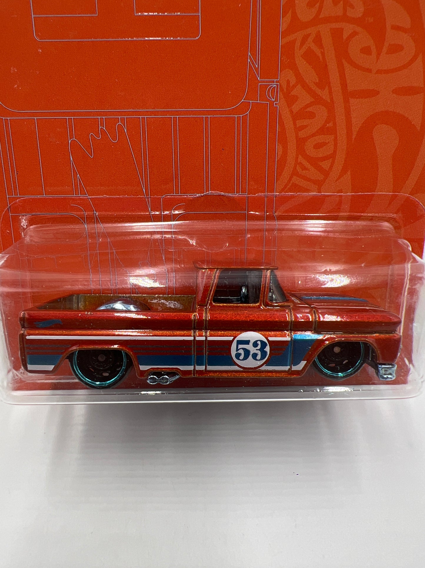 2021 Hot Wheels 53rd Anniversary Set #3 Custom 62 Chevy Pickup Orange
