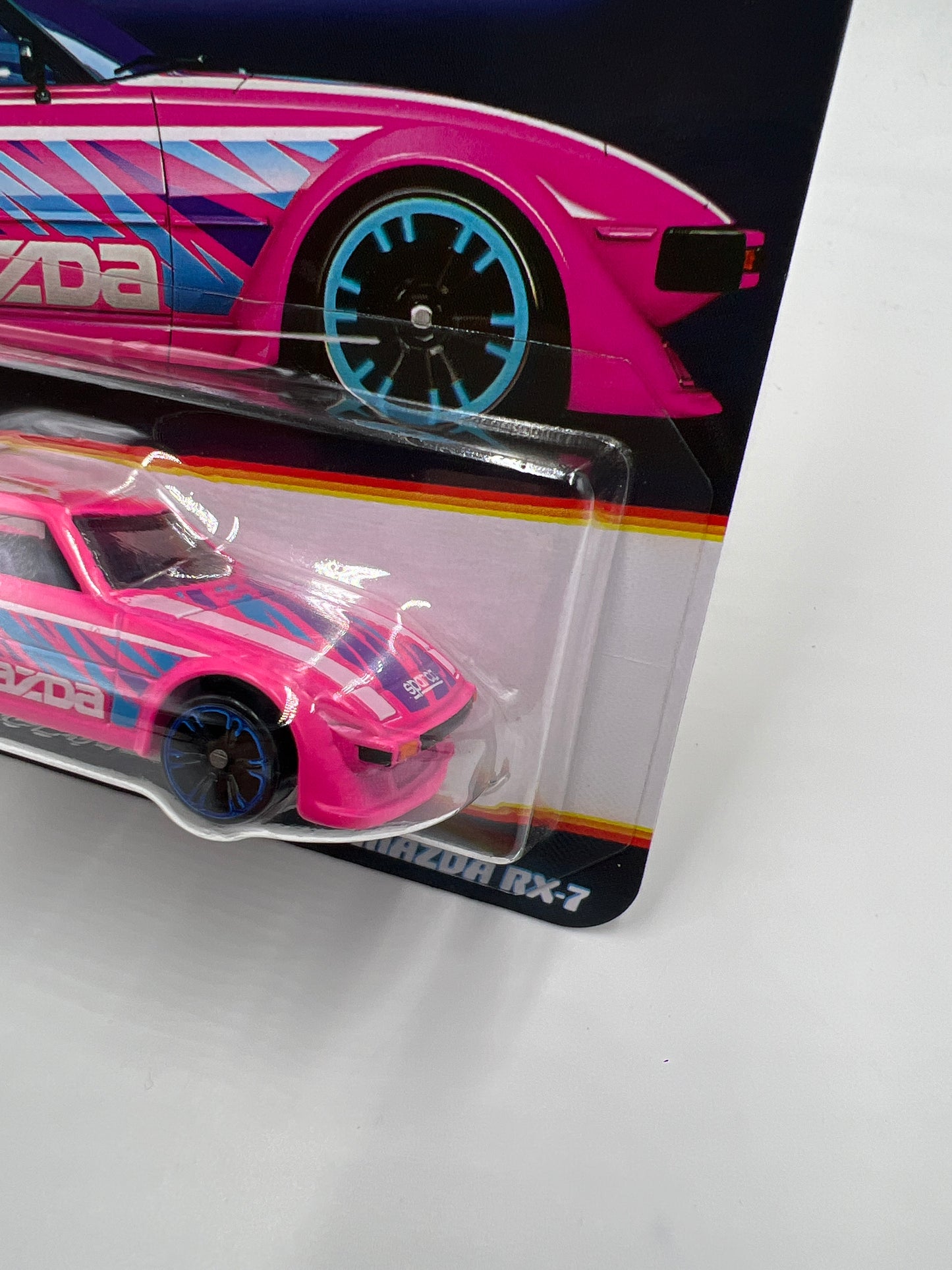 2025 Hot Wheels Neon Speeders #2 Mazda RX-7 Pink 158D