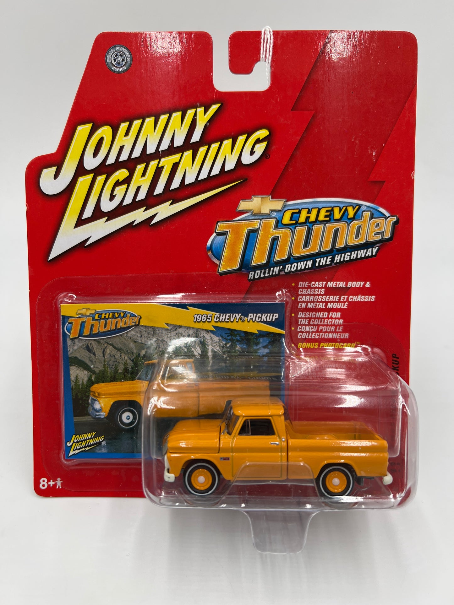 Johnny Lightning Chevy Thunder #11 1965 Chevy Pickup Orange 220G