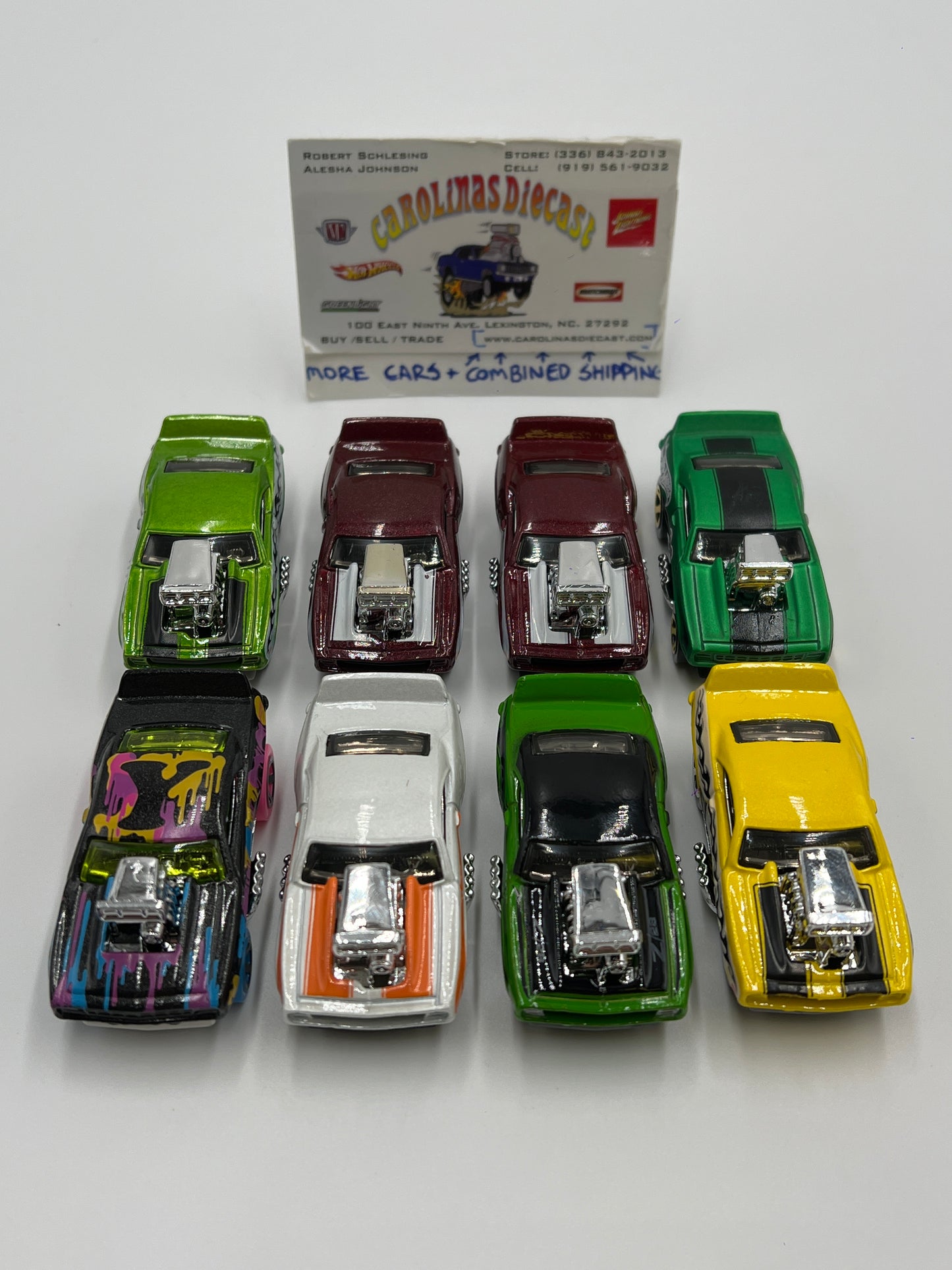 Hot Wheels Loose Lot of 8 Tooned 69 Camaro Z28 W/Exclusives! EE9