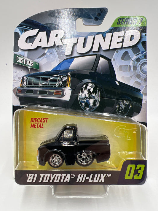 MGA Car Tuned Series 7 #3 81 Toyota Hi-Lux Black 181C