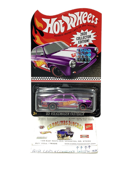 Hot wheels 2020 Collector Edition factory sealed sticker 65 Volkswagen Fastback with protector
