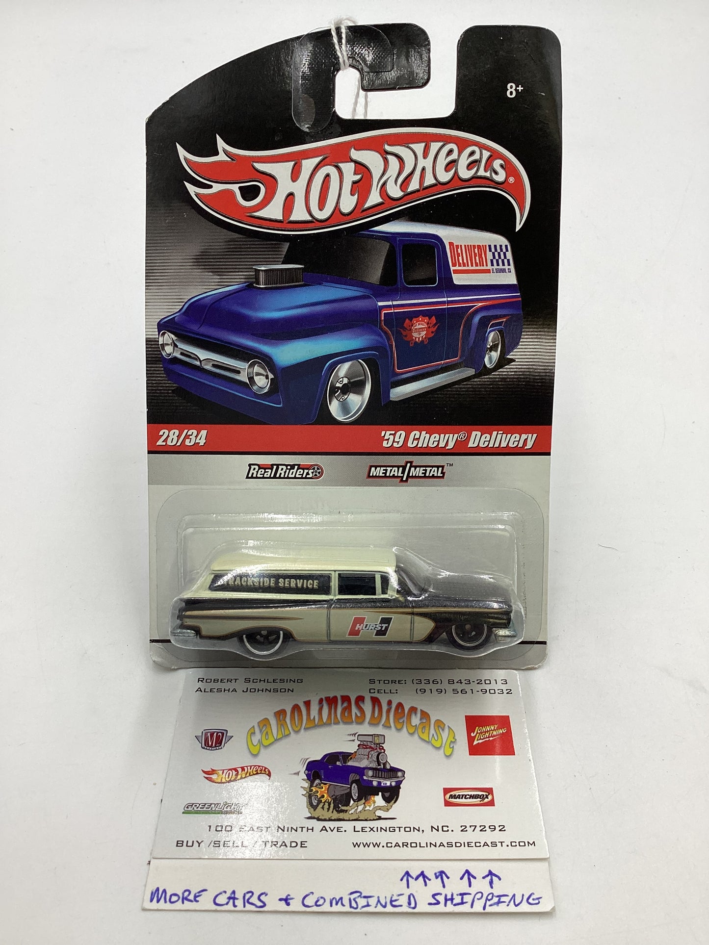 Hot wheels Slick rides #28 59 Chevy Delivery Hurst