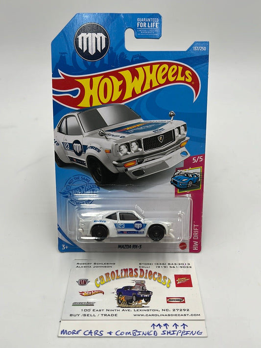 Hot Wheels 2021 Super Treasure Hunt Mazda RX3 #137 w/protector *Small J-hook Crease*