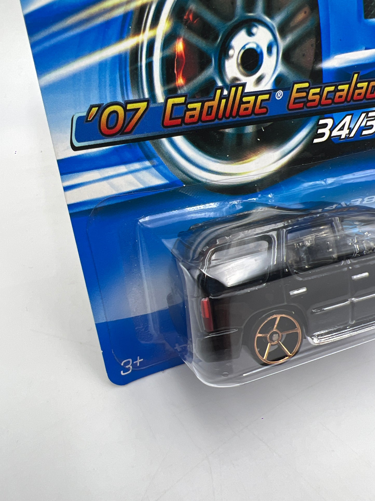 2006 Hot Wheels Faster Than Ever #34 07 Cadillac Escalade Black FTE Gold W/Protector