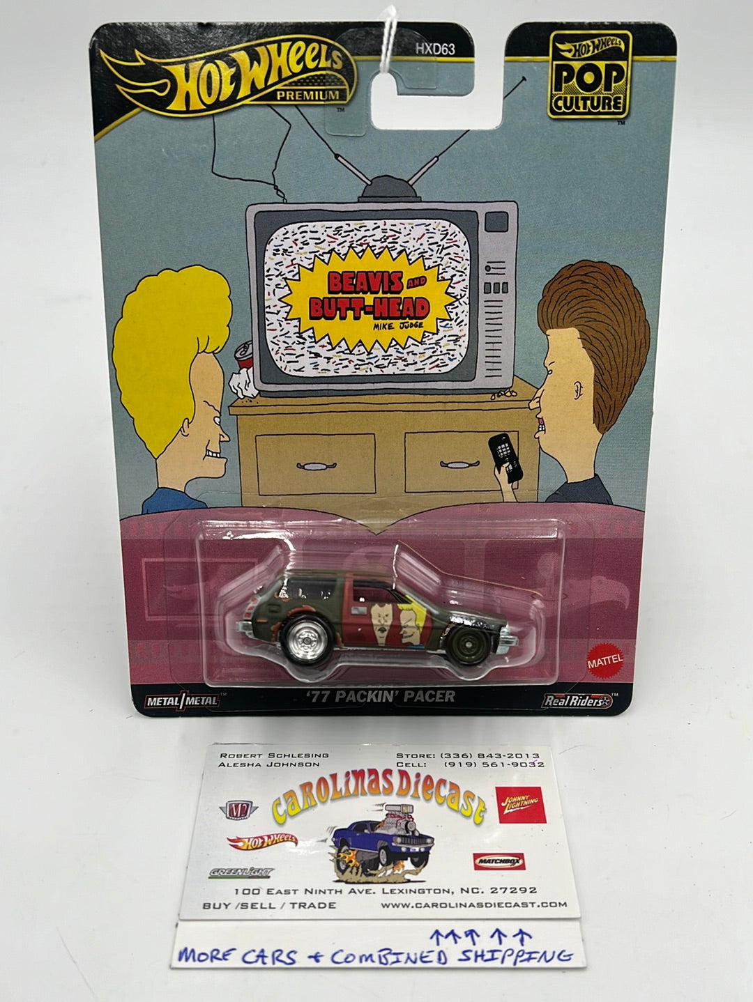 Hot Wheels Pop Culture 77 Packin Pacer Beavis and Butthead 245F