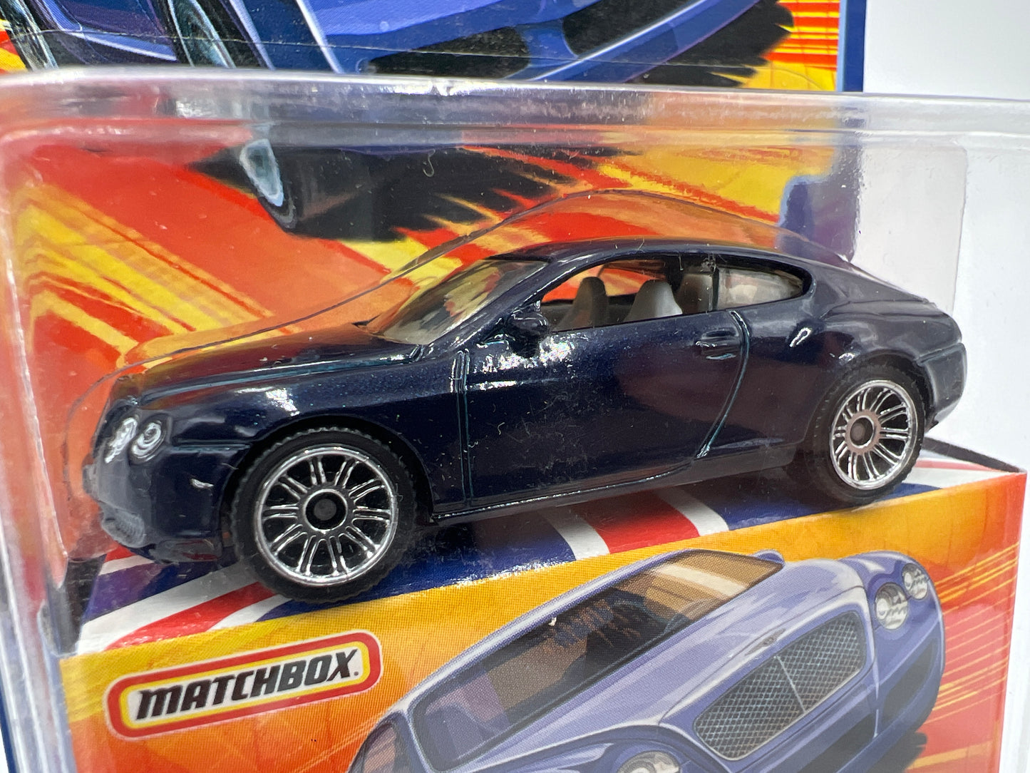 Matchbox Best Of British #1 Bentley Continental GT Blue 168S