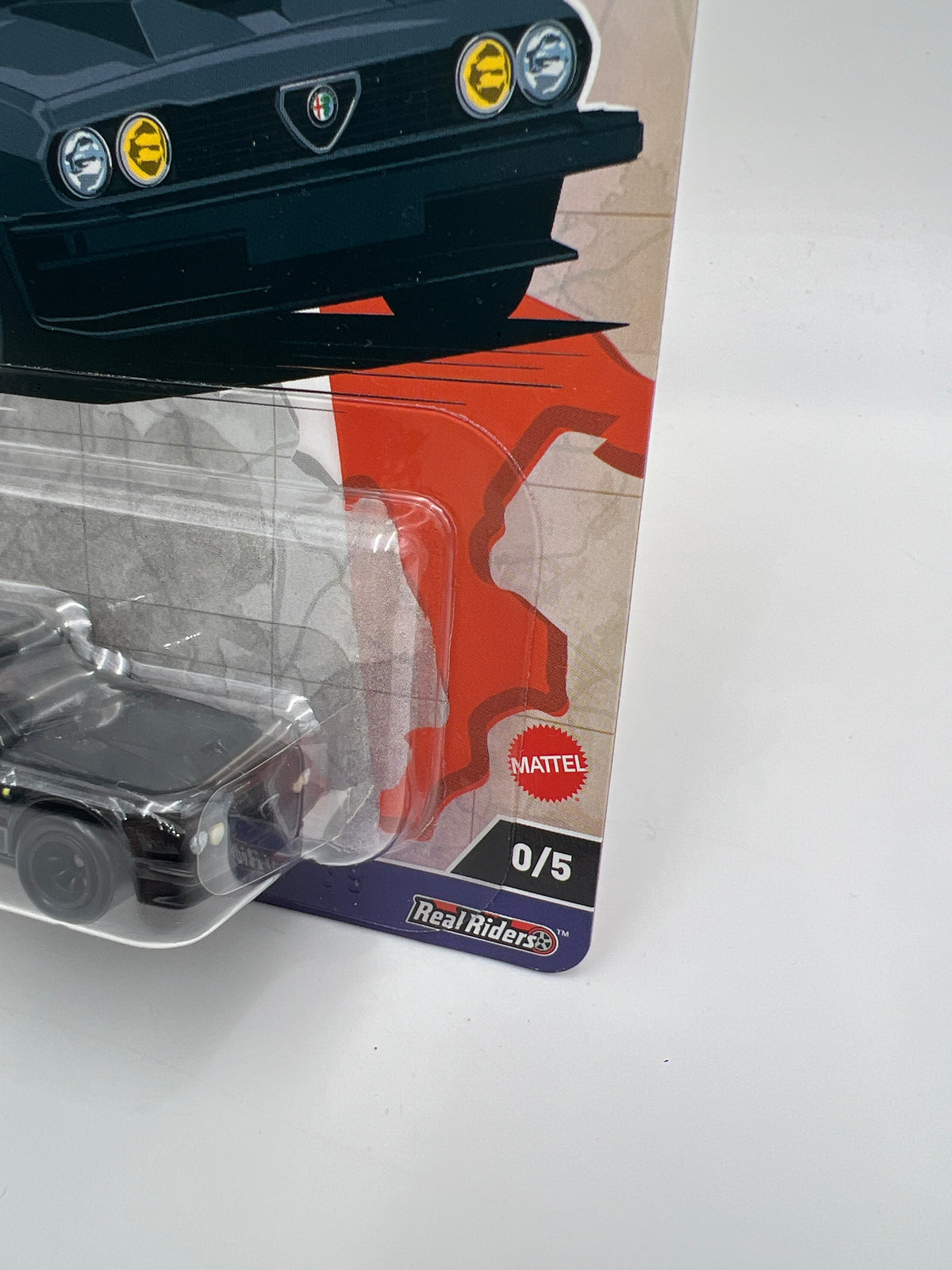 2024 Hot Wheels Premium World Tour Chase #0 Alfa Romeo GTV6 3.0 Black W/Protector