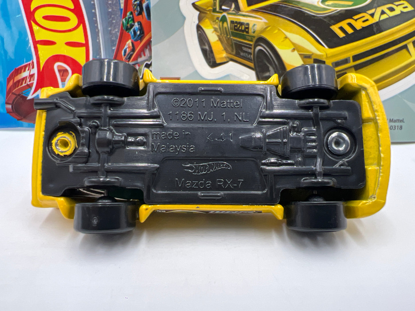 2018 Hot Wheels Mystery Models Series 1 #10 CHASE Mazda RX-7 Yellow