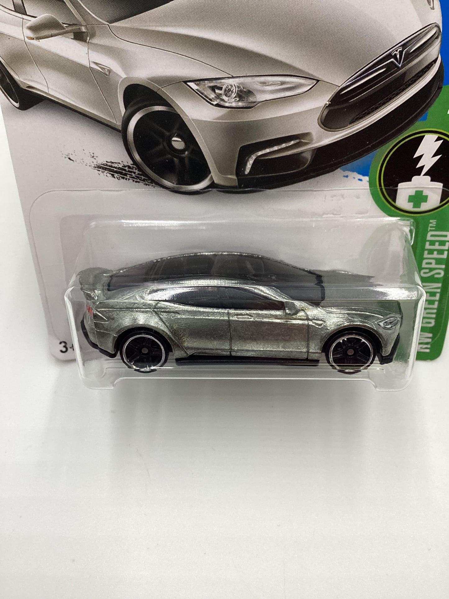 2016 Hot Wheels #242 Tesla Model S Factory Sealed Zamac Walmart Exclusive with protector