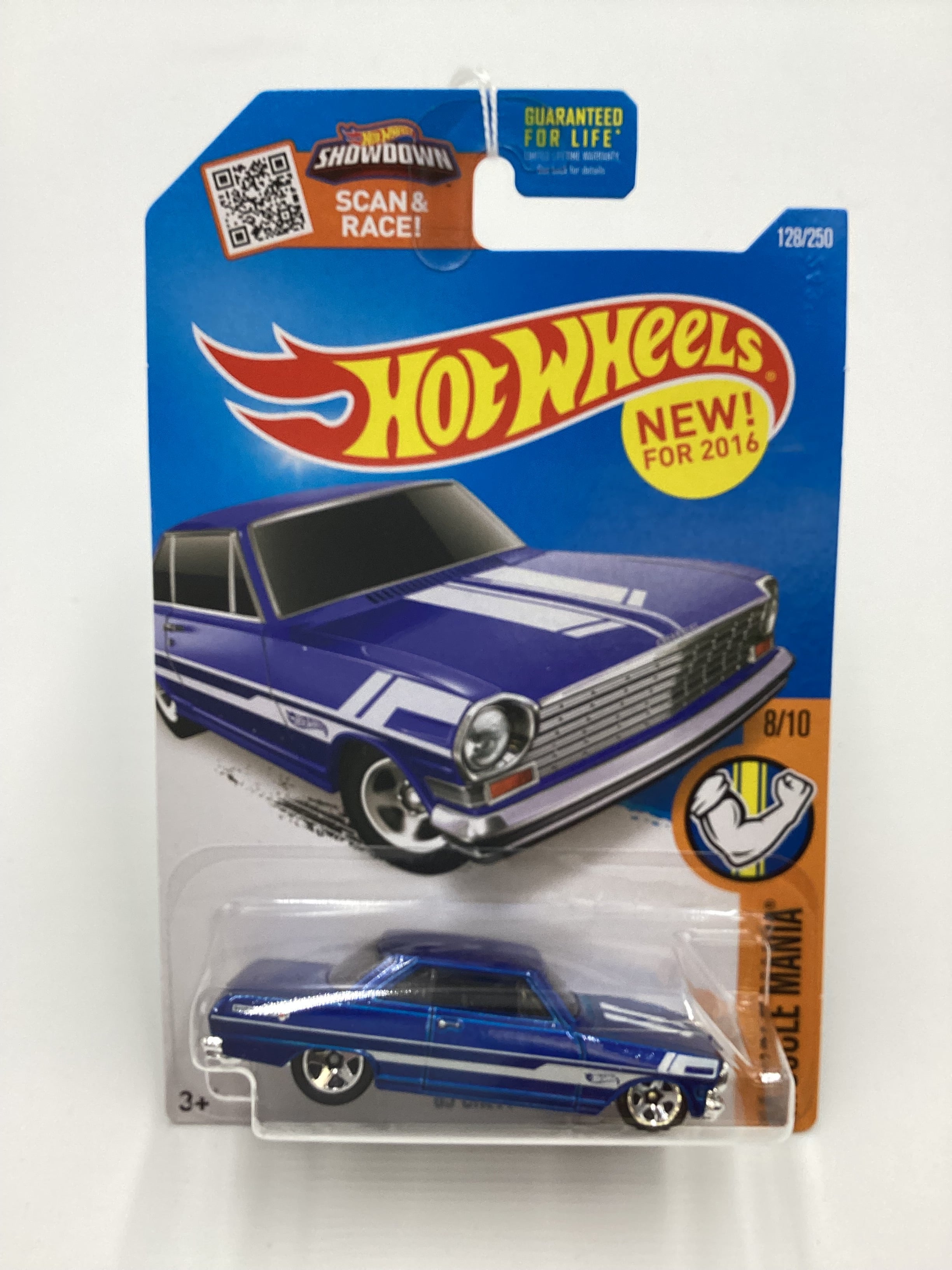 2016 Hot wheels #128 63 Chevy II Blue 15G – carolinasdiecast
